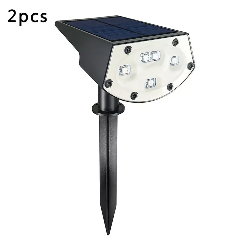 

2 Pcs Wireless Outdoor Solar Landscape Light Waterproof Solar Wall Light Outdoor Garden Solar Lawn Lamp