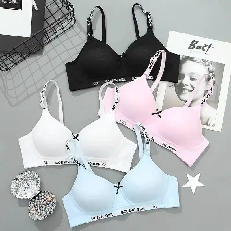 Teenage Girl Underwear Puberty Young Girls Small Bras Children Teens Training Bra for Kids Teenagers Lingerie