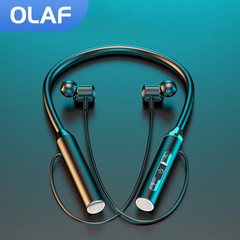 

Беспроводные наушники Olaf Bluetooth 5,0 магнитные наушники Hifi стерео IPX5 водонепроницаемые спортивные наушники для Android iOS