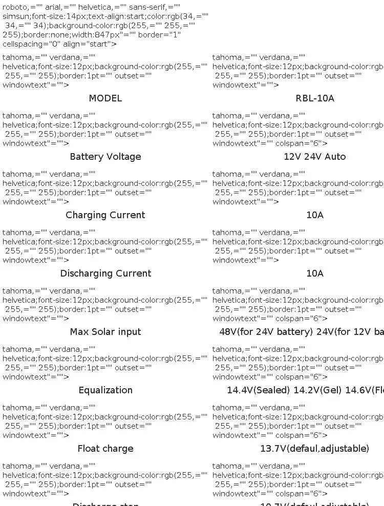 10/20/30/40/50/60/100A Solar Charge and Discharge Controller LCD Display Dual USB Auto Solar Cell Panel Charger Regulator