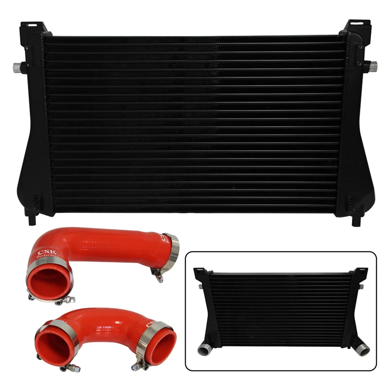 

Light Weight Tube & Fin Intercooler Kit Fits for Audi A3 S3 VW Golf R GTI MK7 Seat Leon 5F Skoda Octavia 5E 1.8T 2.0T