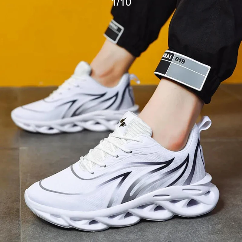 

Men's White Chunk Sneakers For Men Women Mesh Air Breathable Hip Hop Dance Running Sport Shoes Unisex Couple Casual Sneakers New