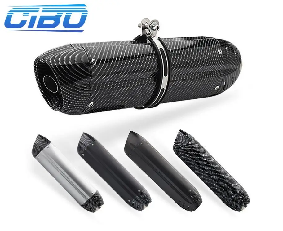 

Универсальный глушитель выхлопной трубы MIVV 51 мм для мотоцикла, глушитель мото дБ для Kawasaki er6n SV650 CRF230 Z800, длина 470 мм