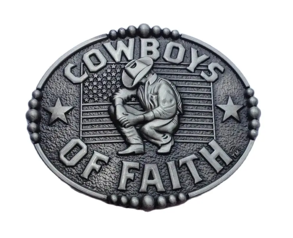 Пряжка для ремня COWBOYS с оловянной отделкой аналогична ремню шириной 4 см