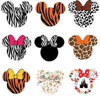 beautiful cartoon iron on transfer for clothing diy washable thermal sticker on t shirt cute design on kid clothes patches decor