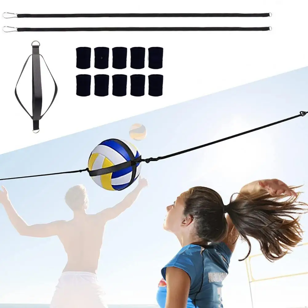 

1 комплект волейбольный тренажер с шипами, легко носить с собой, Высокоэластичный волейбольный тренажер, силовой тренировочный вспомогательный инструмент, спортивные принадлежности