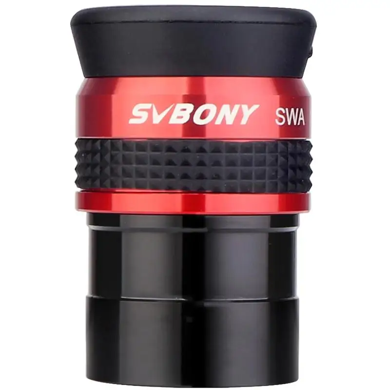 

SVBONY Telescope Eyepiece 1.25" 70° Super Wide Angle 15mm Eyepiece w/Twist-Up Eyecups SV154