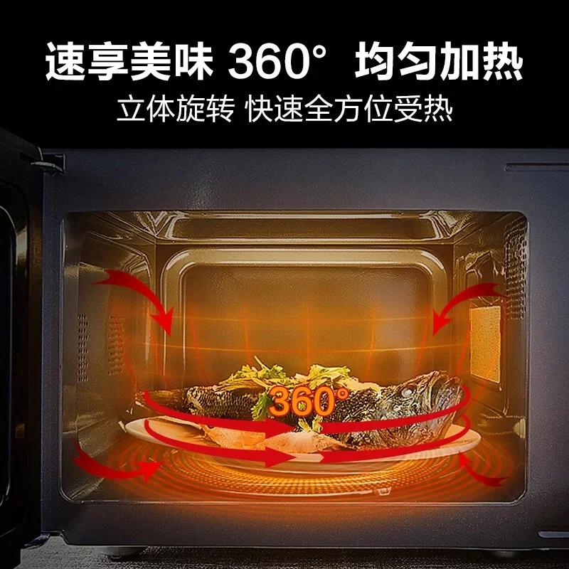 Микроволновая печь 220 В Circle Chef Retro большая емкость 20 л Механический поворотный