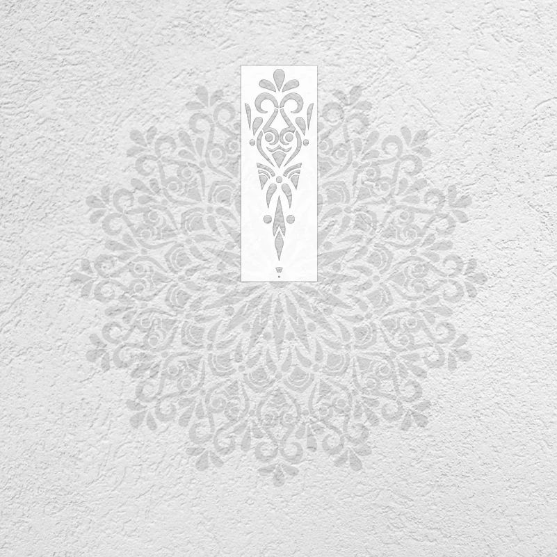 160 см-240 см строительный декор для рисования пластырь шаблон для рисования крупный гигантский Мандала Круглый Цветок Лотос S244