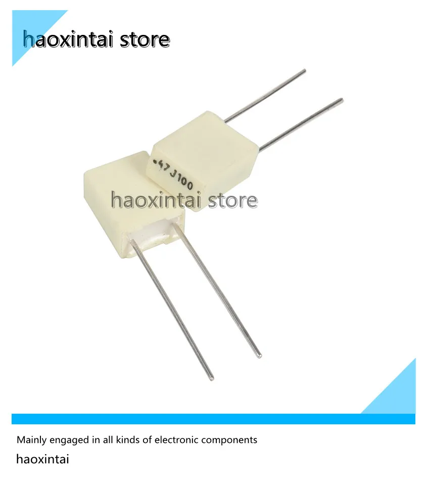 50PCS 0.47uf 100V 474 470nF original imported KEMET Kemei AV R82 electrodeless film capacitor 0.47uf 100V 474 470nF