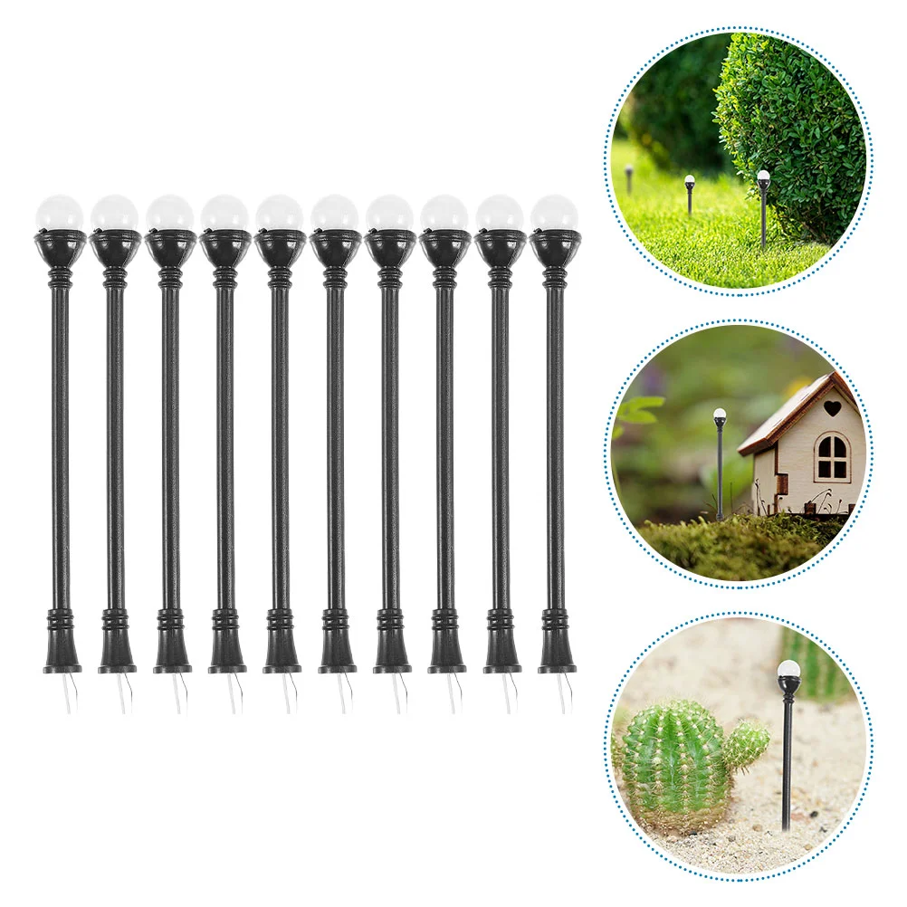 

20pcs Landscape Lamp Miniature Bonsai Lamp Miniature Garden Lamp Models
