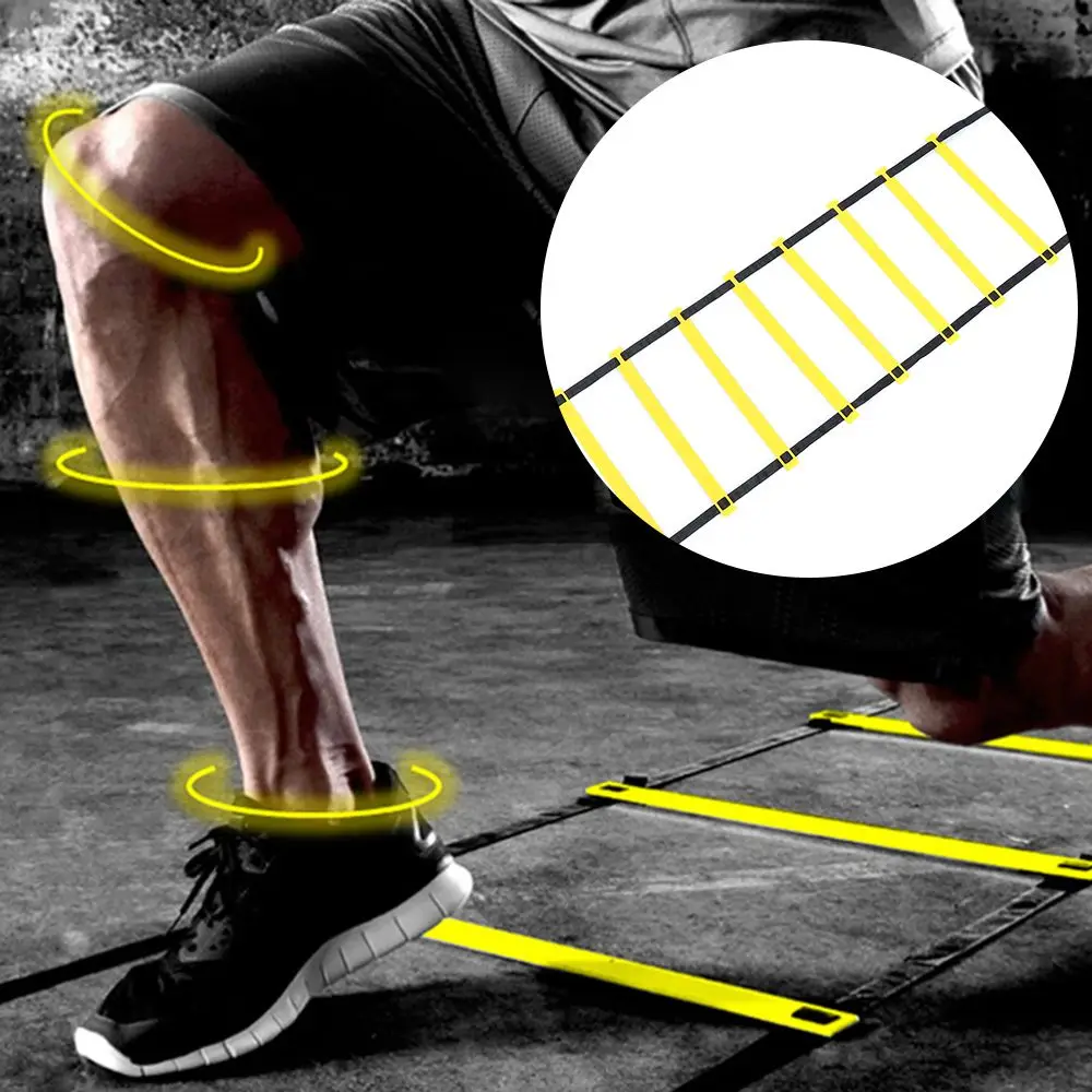 

Feet Football 10 Cones Basketball Exercise Agility Training Ladder Sport Speed