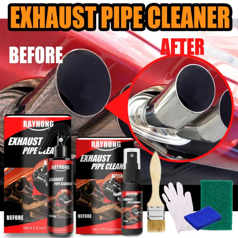 Практичное средство для удаления ржавчины на автомобильной глушке 30 мл/120 мл |