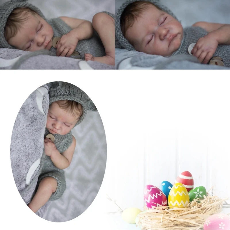 

18Inch Reborns Baby Newborn Sleeping Infant Boy Girl Silione Full Body