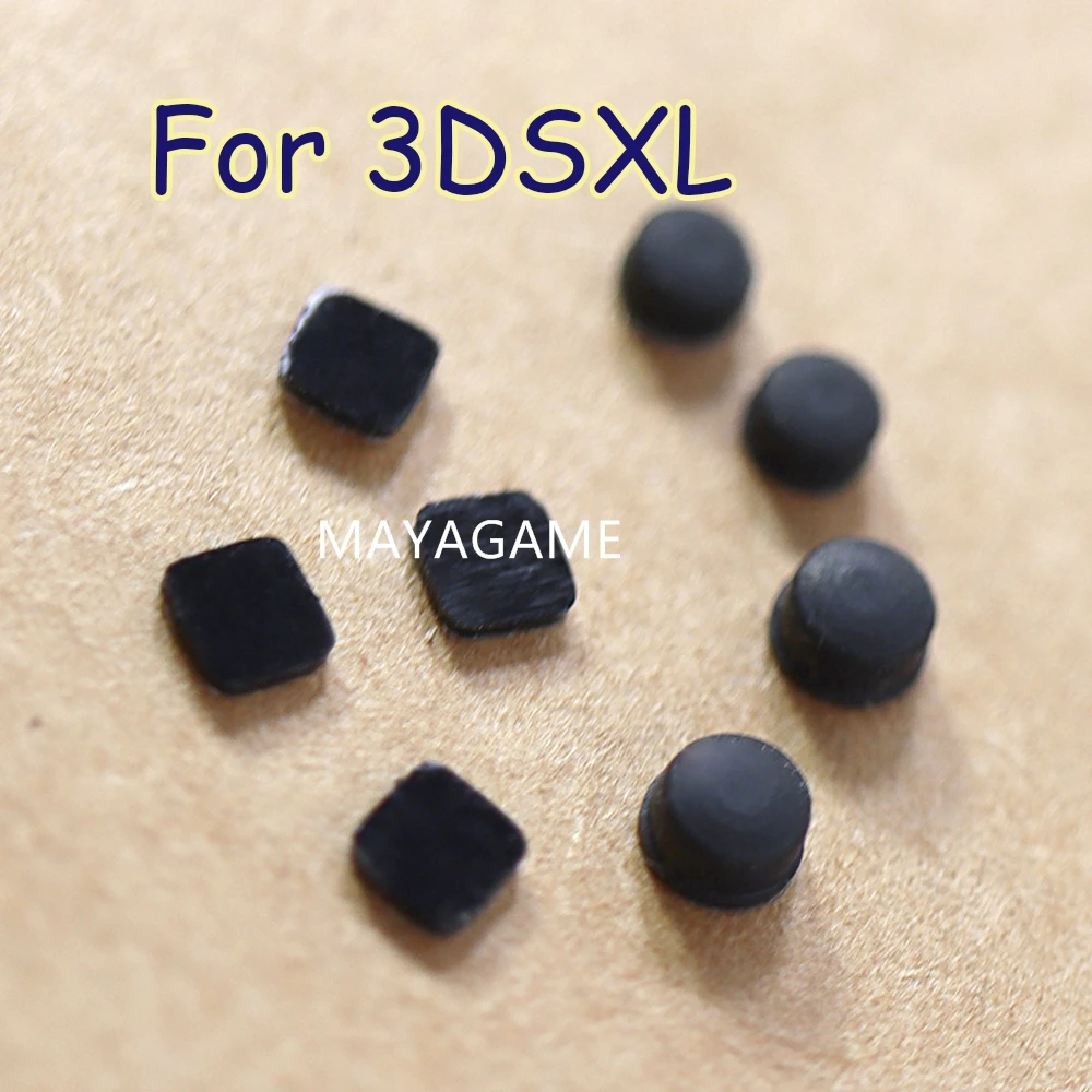 

Резиновая заглушка для 3dsll/3DS XL, винтовая крышка для пылезащитной заглушки, черная, новая верхняя и резиновая крышка для ножек