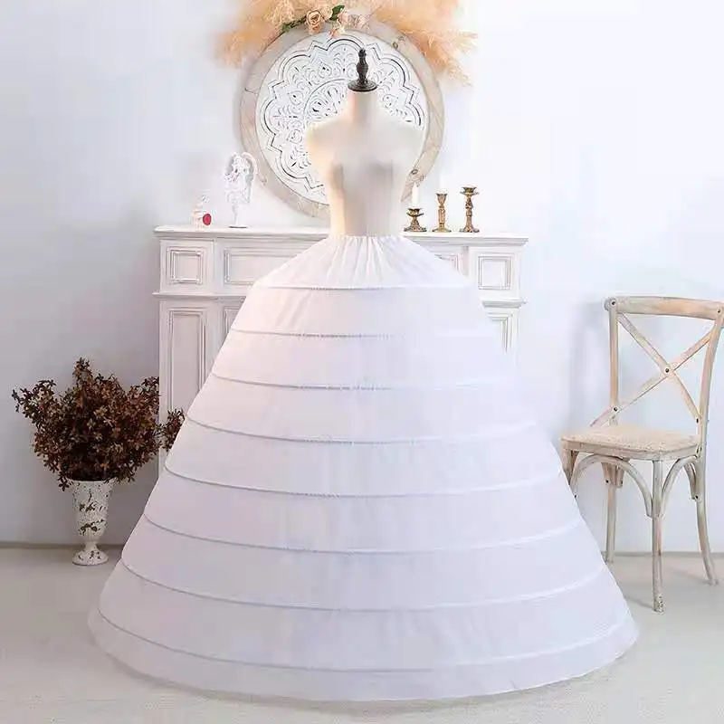 

Increase The Ultra-puffed Bride Wedding Dress Petticoat Dress Costume 8 Steel Ring Skirt Support Extra Large Inner Skirt Support