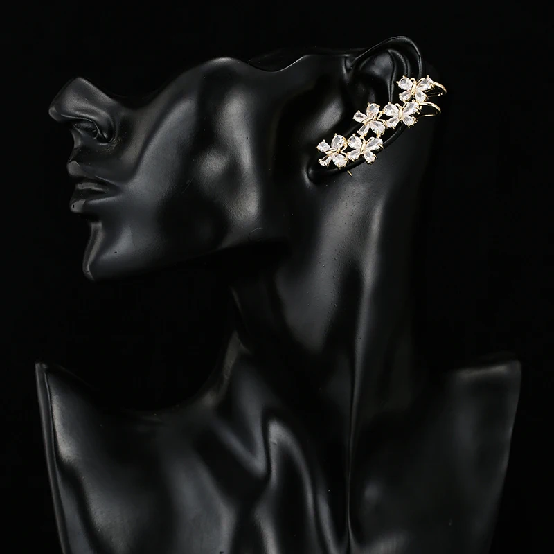 Очаровательные серьги в японском стиле с лепестками Искусственные для девочек