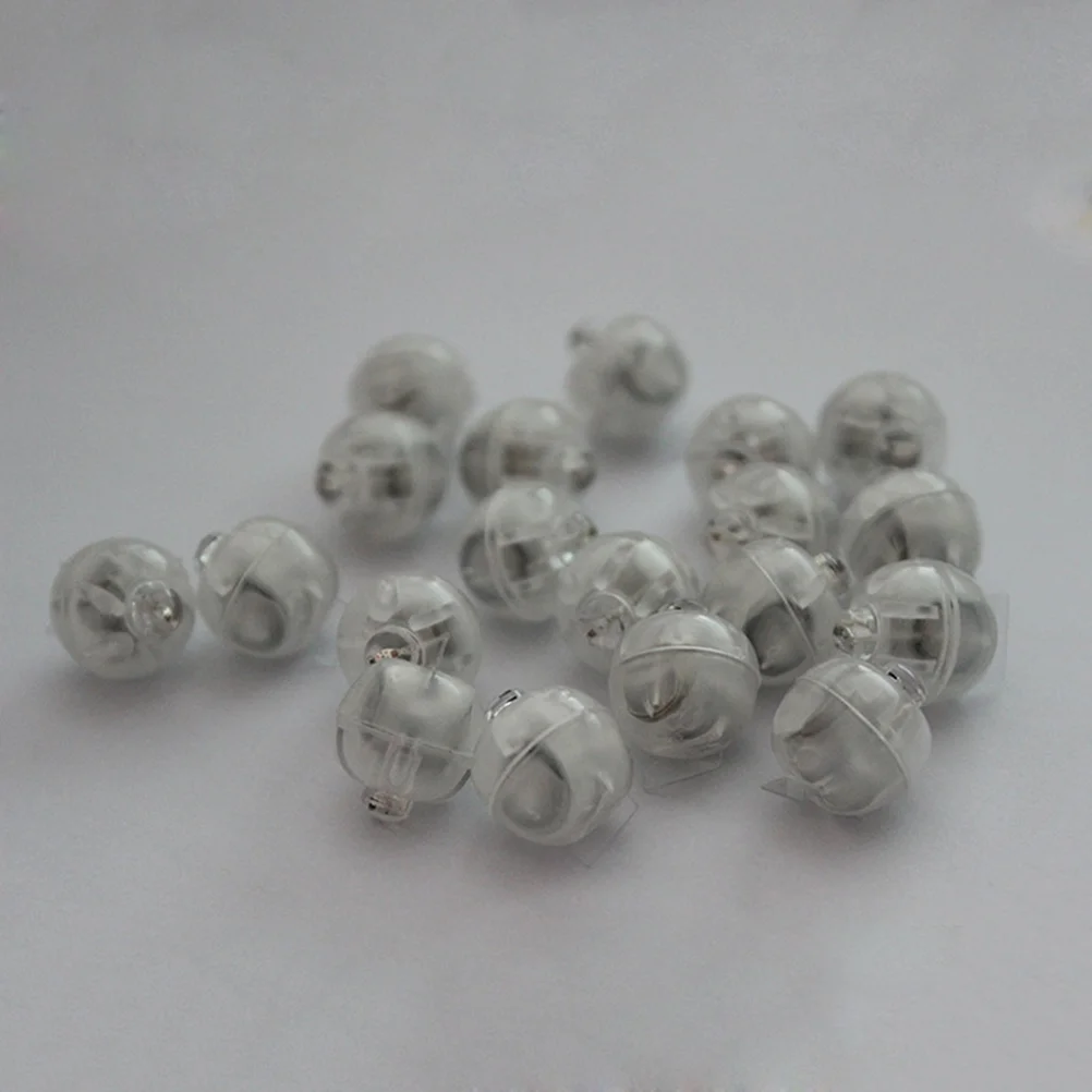 

100 PCS LED Lanterns LED Night Light Bulb Light Balloons Clear Balloon Flash Paper Lantern Balloon Lights