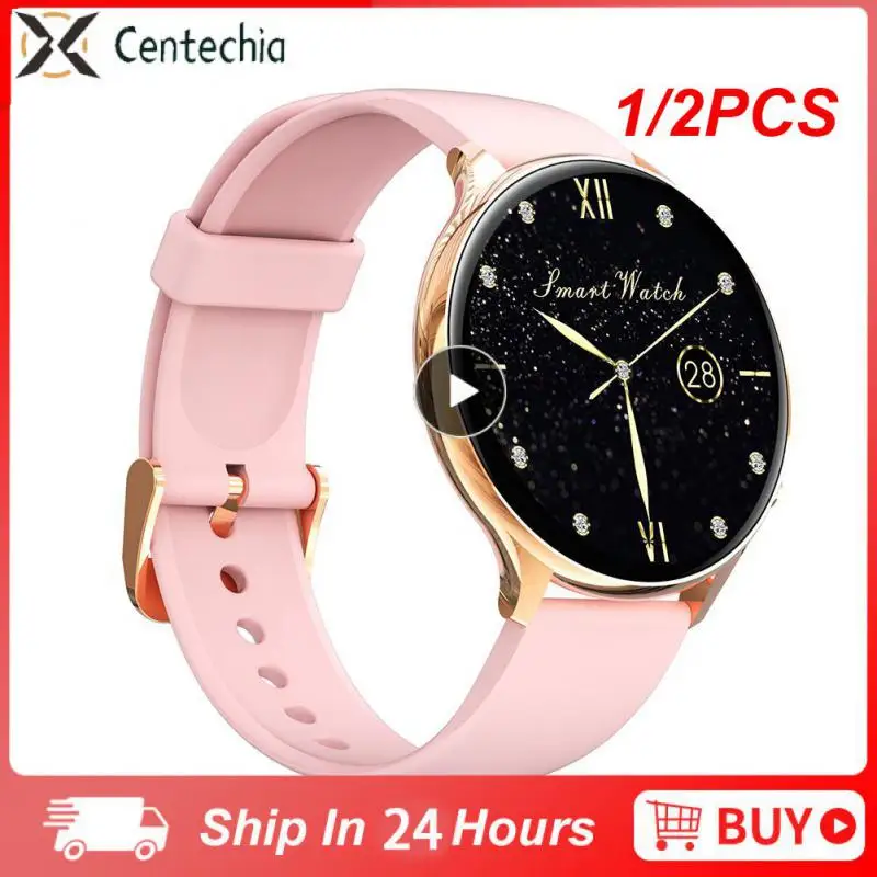 

1/2 шт., женские водонепроницаемые умные часы с пульсометром