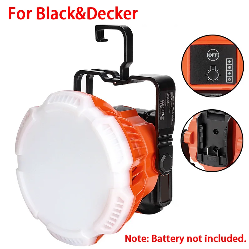 

Беспроводной светодиодный фонарь 2400 люмен для Makita/Bosch/Dewalt/Milwaukee