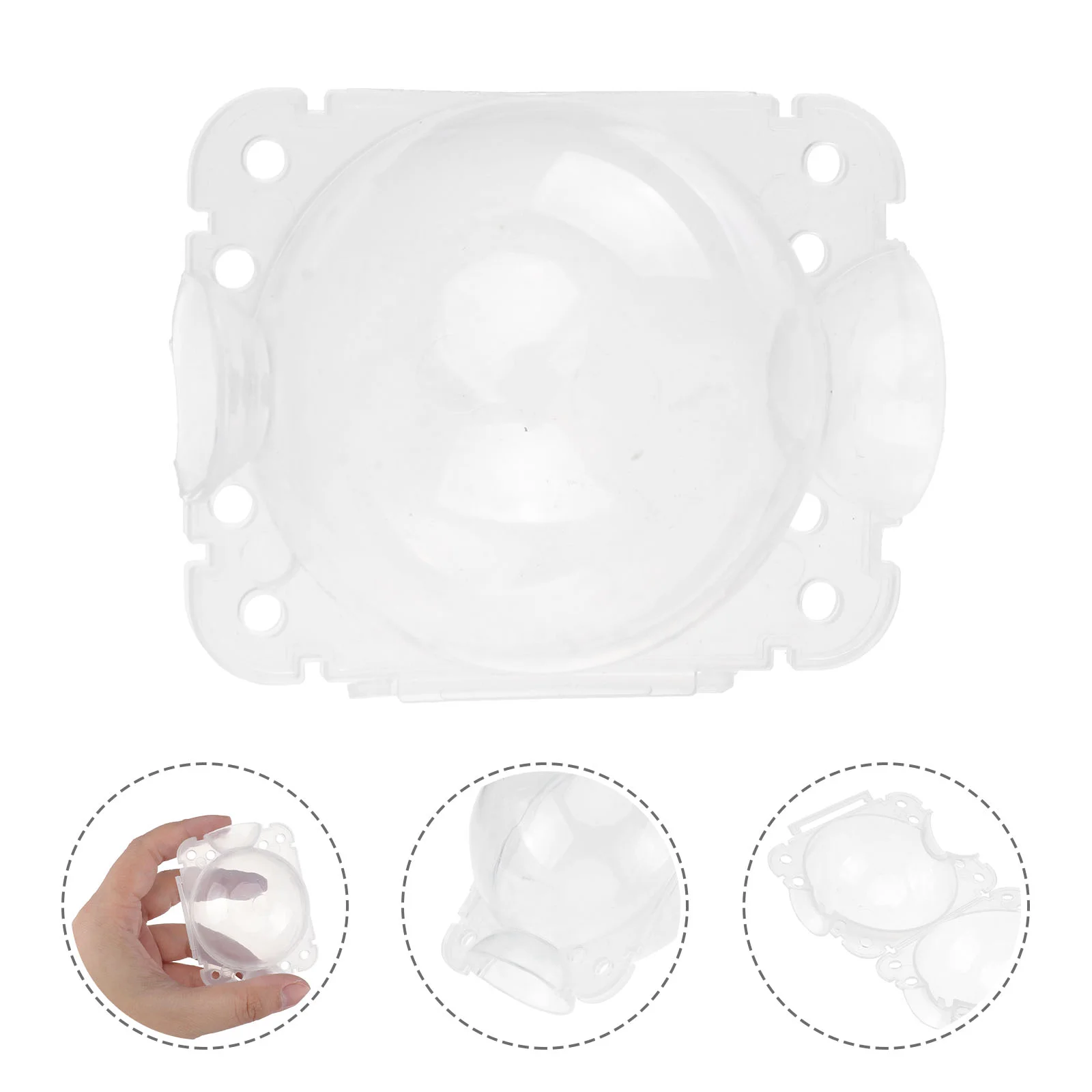 

4 Pcs High Pressure Breeding Box Grafting Rooting Container Garden Planting Boxes Ball Plastic High-pressure Plants Cuttage