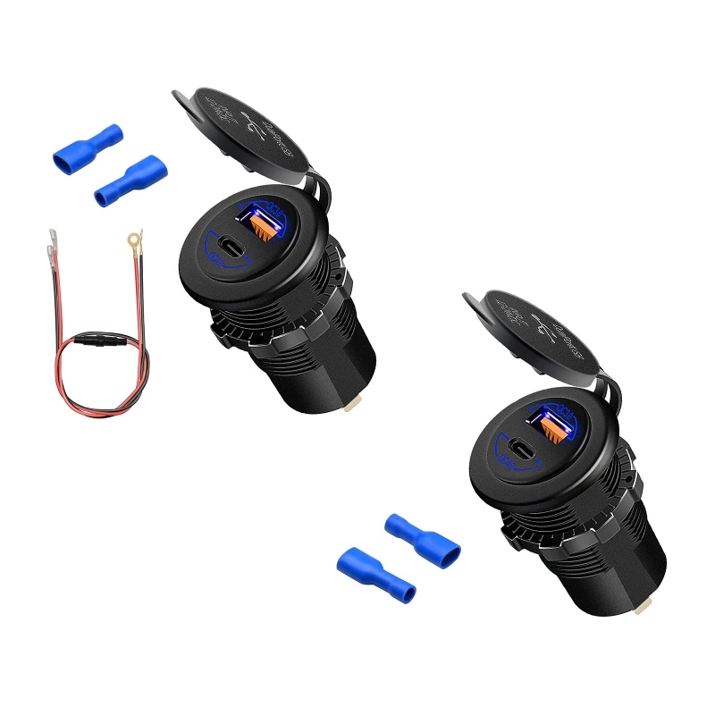 

16FB QC 4.0 PD Fast Car Charger for Cars, Motorcycles, ATVs, RVs, SUVs, Boats, Yachts