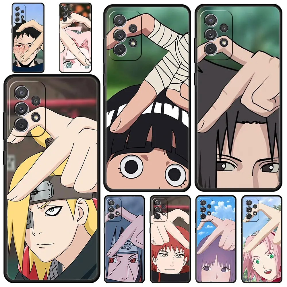 

Naruto Anime Than heart Phone Case for Samsung Galaxy A72 A51 A71 A21S A12 A11 A31 A52S A41 A32 A01 A22 A03S A13 5G Black Cover