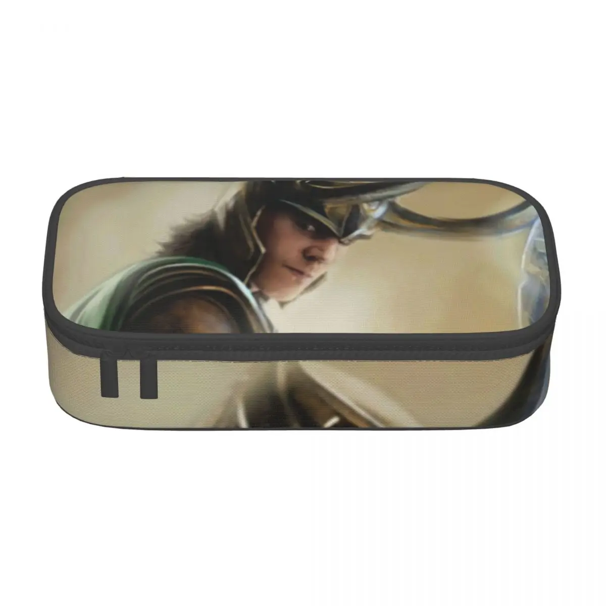 

Tom Hiddleston Pencil Case Movie Figure Print Teens College Zipper Pencil Box Multi Function Retro Pen Organizer