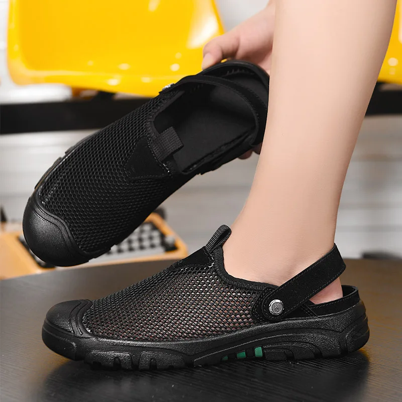 Мужские теннисные туфли 2024 дышащие сетчатые мужские спортивные модная обувь без