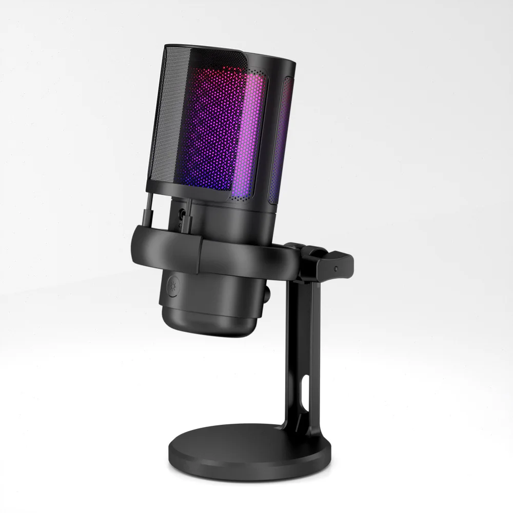 USB-микрофон RGB емкостный игровой микрофон комплект проводной для студии