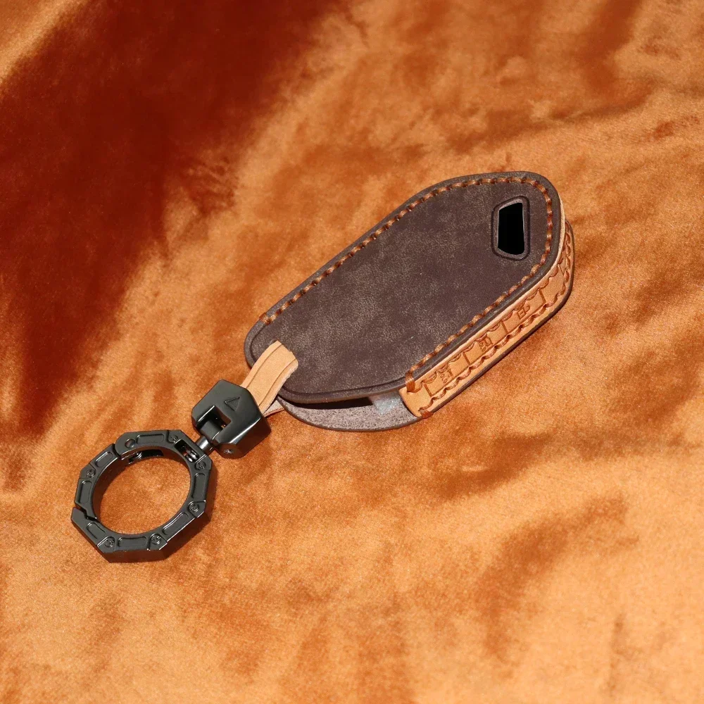 

Кожаный чехол для ключей от 4 5 6 7 8 9 бутылок для Kia EV9 Picanto Carnival Seltos Sorento Morning K5 KA4 EV3 2024 Аксессуары