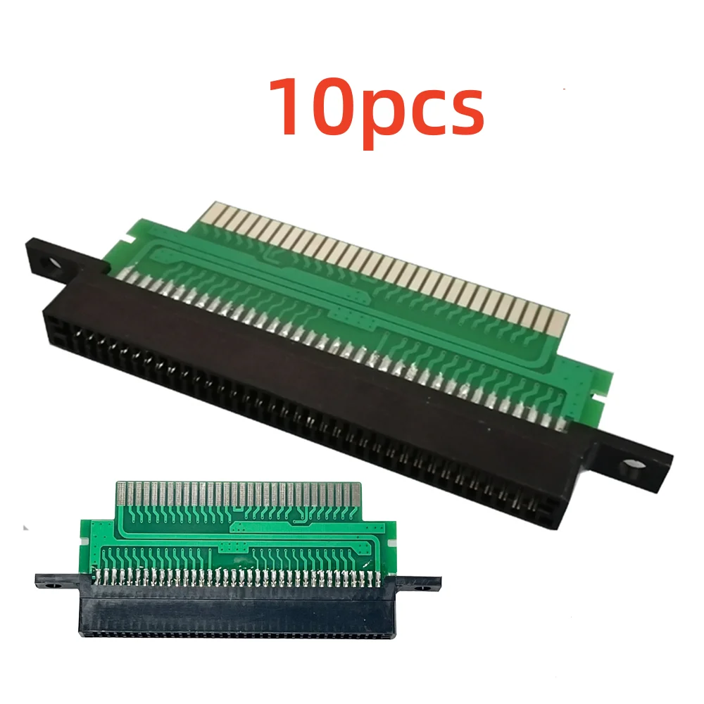 

10PCS For N E S to for F C Game Cartridge Converter 72 pin to 60 pin Game Card Adapter transform Replacement parts