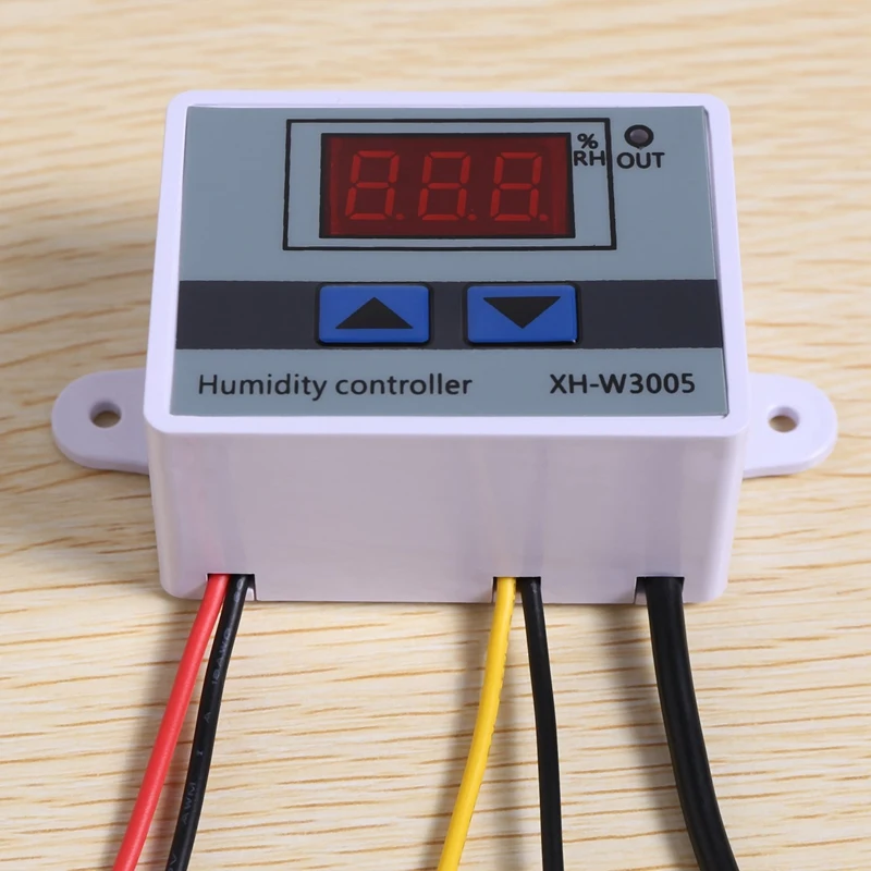 

TOP 2X Digital Humidity Controller Hygrometer Humidity Control Switch 0-99%Rh Hygrostat With Humidity Sensor AC220V