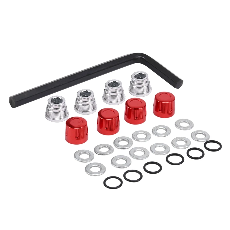 

4PCS Aluminium RC Car Wheel Rim Center Cap M4 Nut For 1/10 RC Crawler Traxxas TRX4 Axial SCX10 90046 D90 Tamiya MST