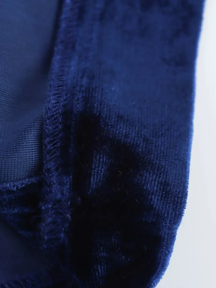 Wilshela женское модное темно-синее плиссированное асимметричное платье миди