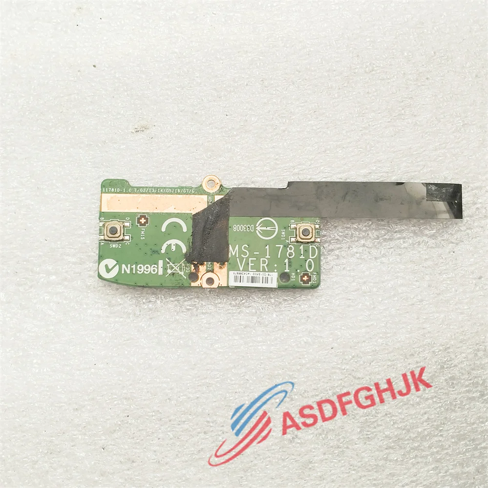 Запчасть для ноутбука MSI GT72 PERHENSIN Touchpad Mouse Button Board MS-1781D