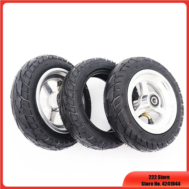 

8x2.00-5 tubeless tyre Widening Pneumatic tires including alloy hub Wheel can be used for KUGOO S1 S3 Electric Adult Scooter