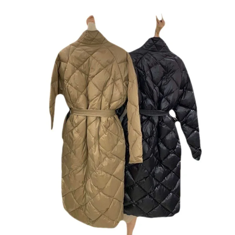 2022 Winter New Long Cotton Clothing Warm and Thick Fleece Fashion Jacket Womens Parkas