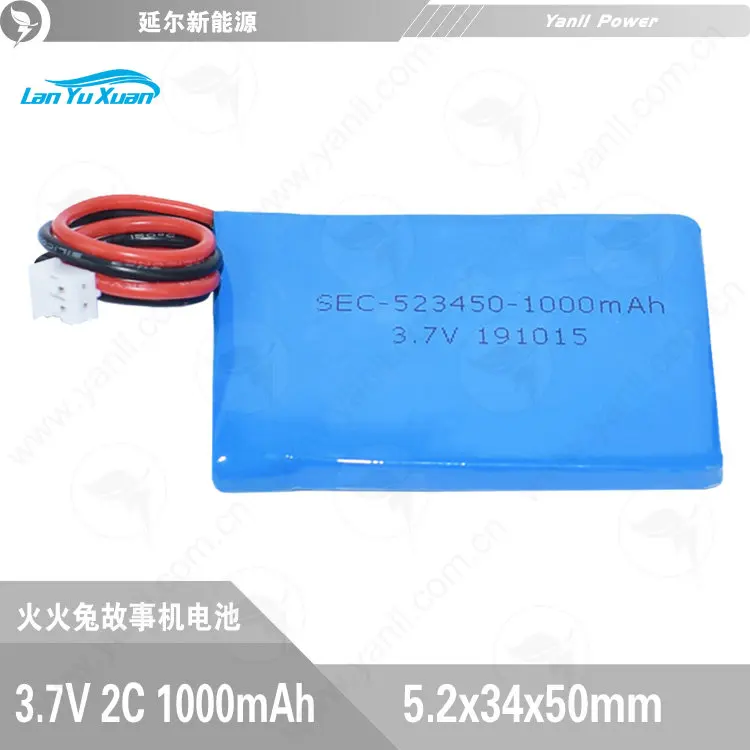 

Пожарный кролик батарея для машины раннего развития SEC523450 3,7 в 1000 мАч G6S G9 TB батарея для игрушек