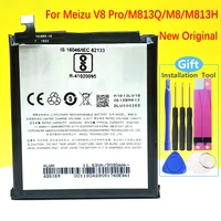 100  Original 3100mAh BA813 Battery For Meizu Pro M813Q M8 M813H Mobile Phone High Quality Battery