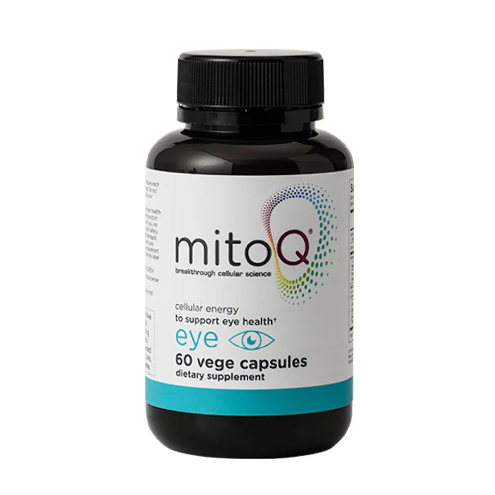 

NewZealand MitoQ EYE Health Bilberry extract Lutein Zeaxanthin Melanin Normal Night Color Vision Retinal function Blue light
