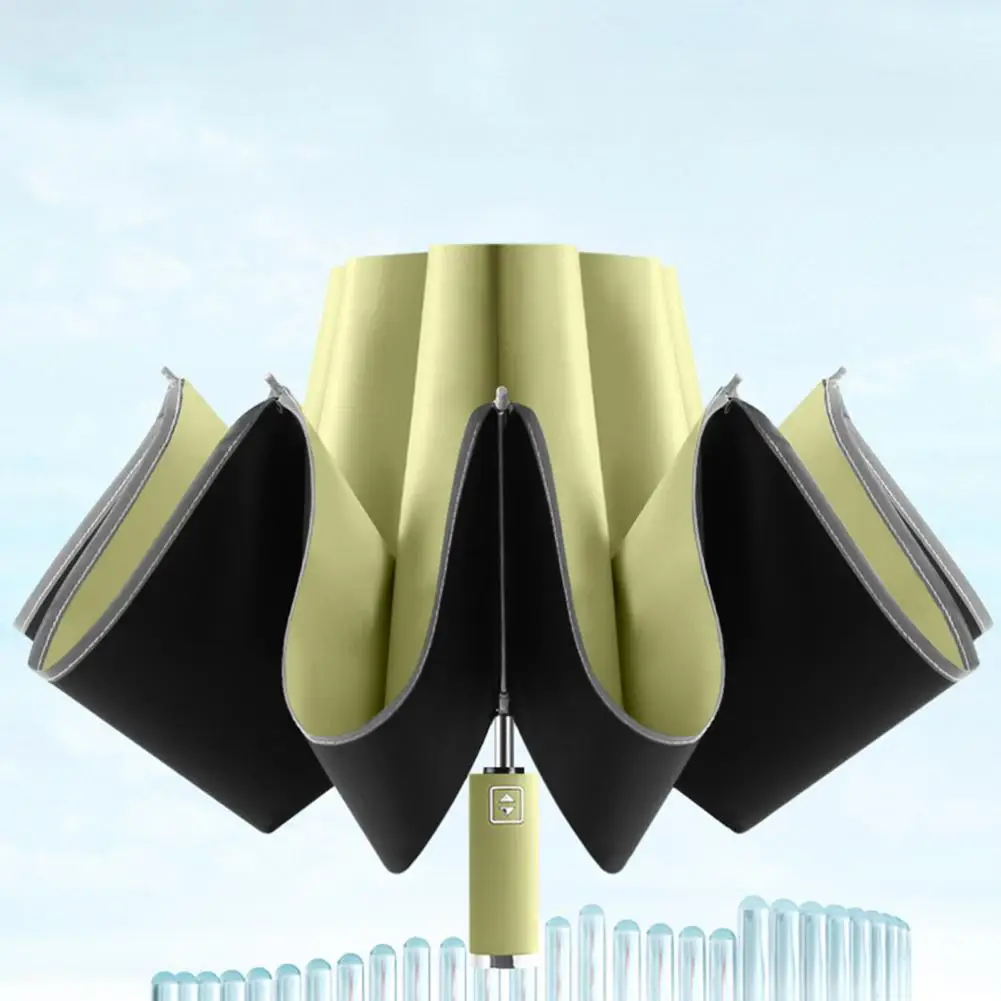 Деловой зонт удобный автоматический ключ однотонный для путешествий и поездок