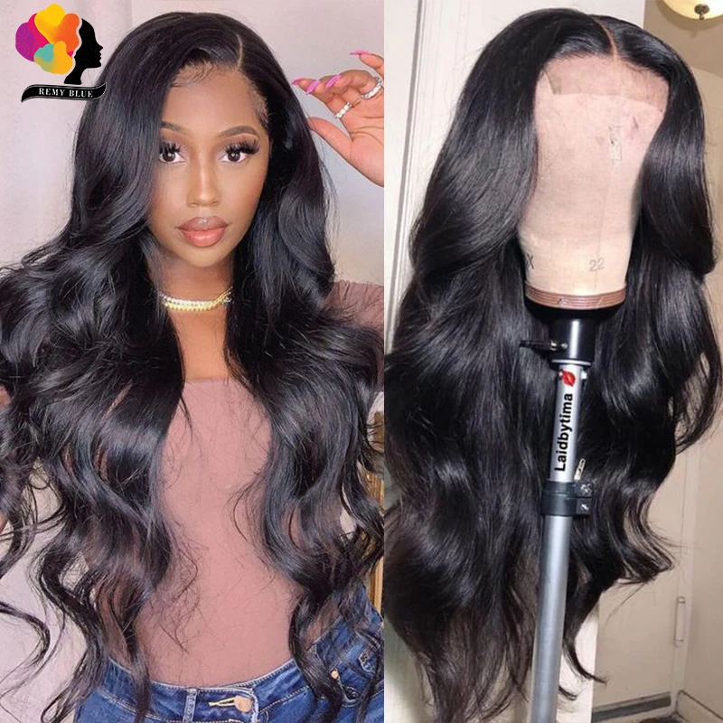 

Peruvian Body Wave Human Hair Lace Frontal Wigs Transparent 13x4 Lace Front Wig Pre-Plucked Lace Front Human Hair Wigs for Women