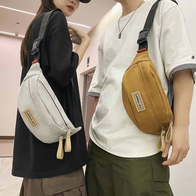 

Модная трендовая поясная сумка в стиле хип-хоп, уличные Женские поясные сумки, нейлоновая вместительная сумочка унисекс на ремне через плечо в стиле хип-хоп