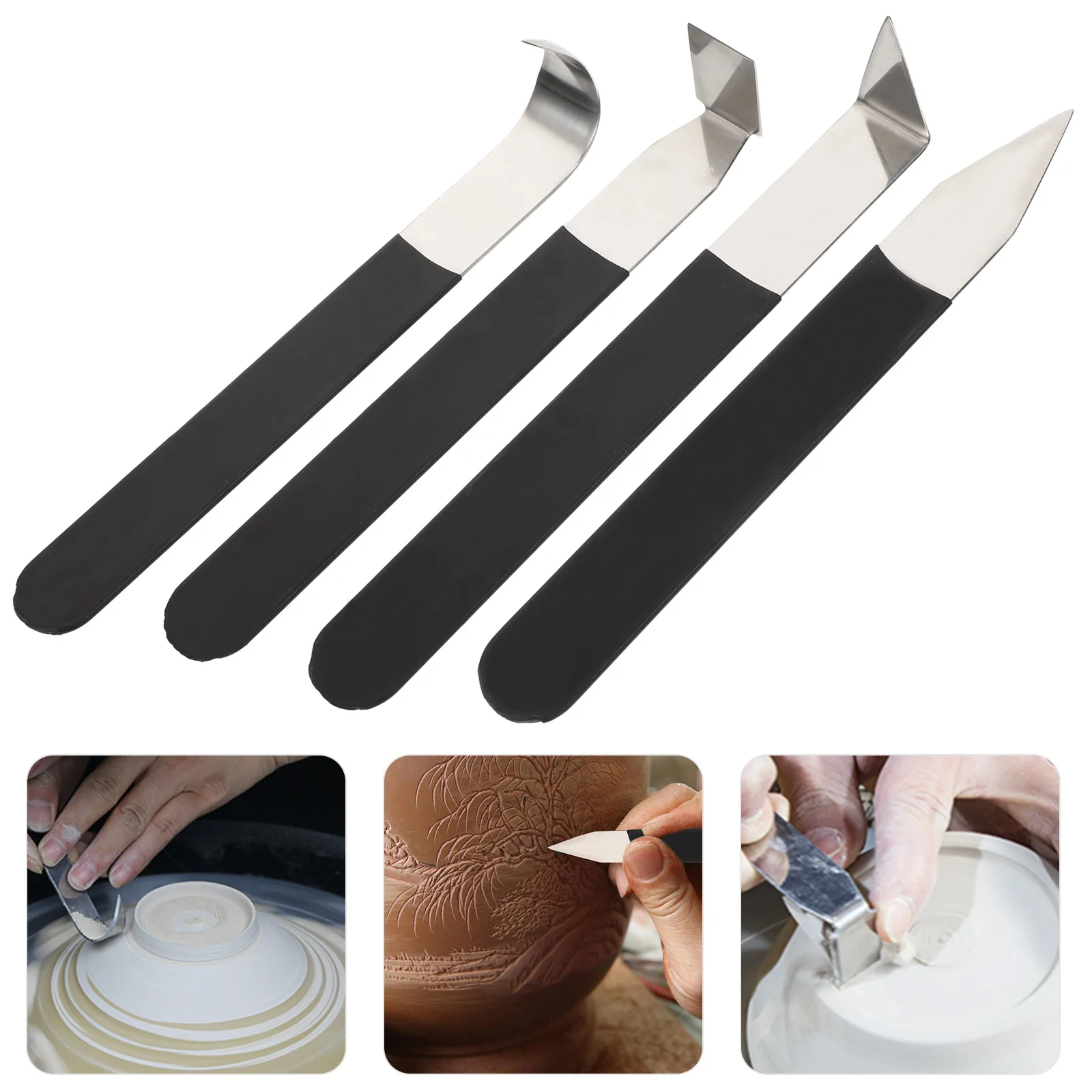 

Carving Pottery Clay Tools Tool Sculpture Hand Ceramic Craft Shaping Sculpting Trimming Metal Engraving Modeling Fettling Diy