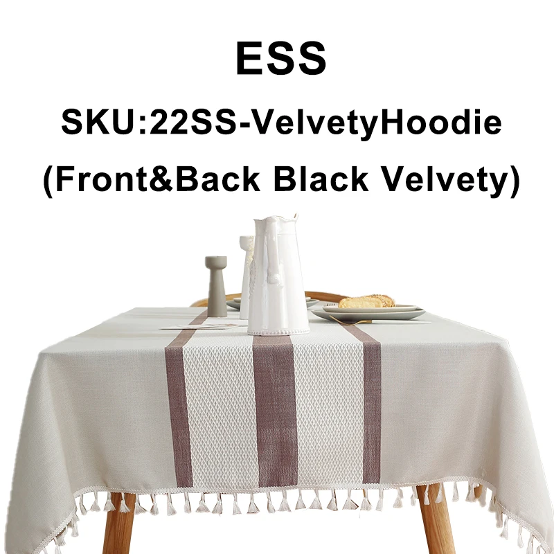 

Table clothes 22SS-VelvetyHoodie ( Front&Back Velvety Letter)