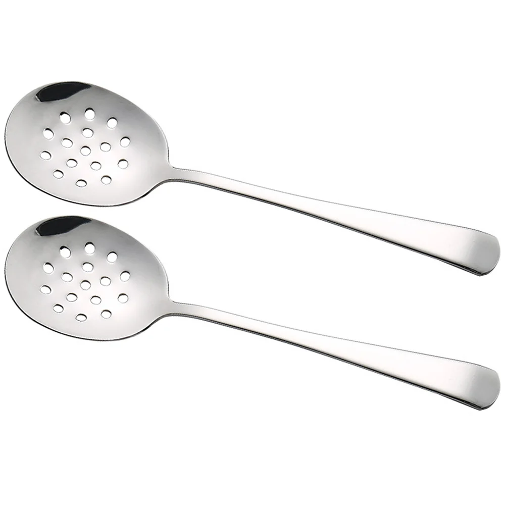 

2 Pcs Stainless Steel Colander Filter Sink Fat Skimmer Spoon Spaghetti Pasta Strainer 304 Stainless Steel Hotpot Ladle