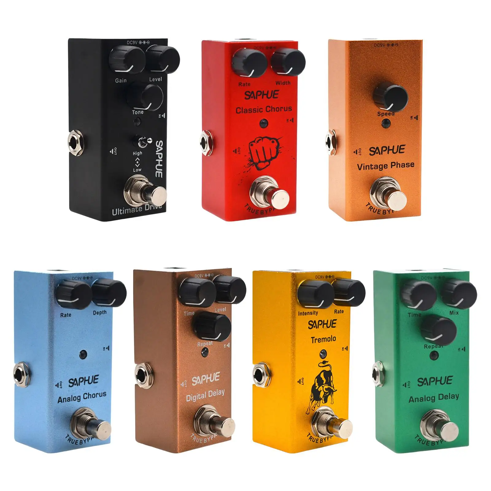 

Guitar Pedal Lightweight Parts Accessories 9V DC for Electric Guitar Bass