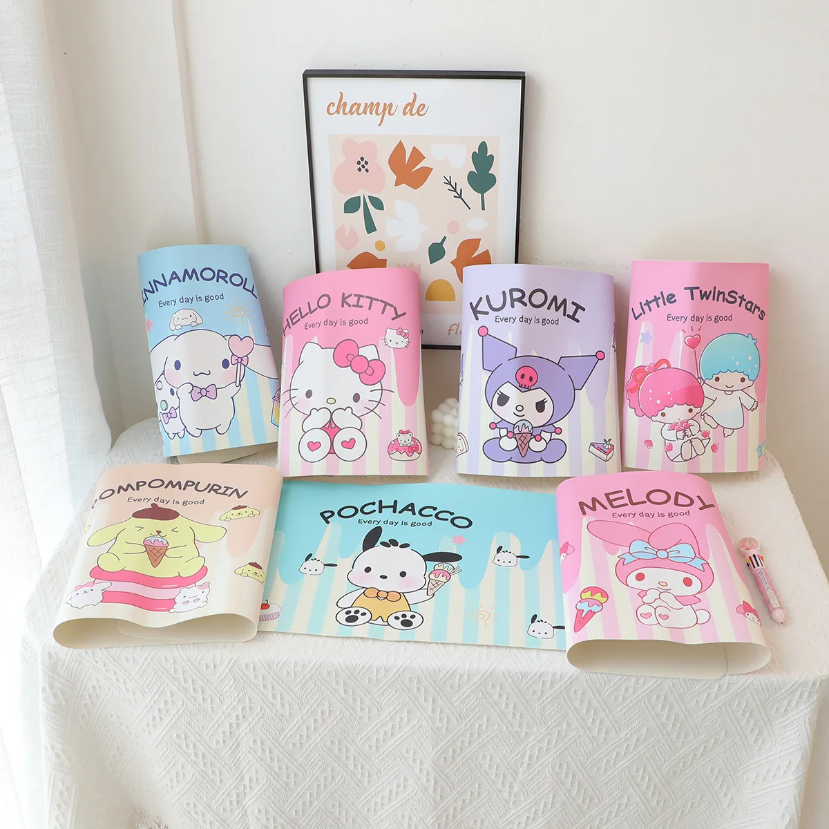 

Коврик для компьютерной мыши Hello Kitty Sanrio, мультяшный персонаж куломи, ученический Настольный коврик, аниме игрушка, милая подстилка для детей, мальчиков и девочек, подарок на день рождения