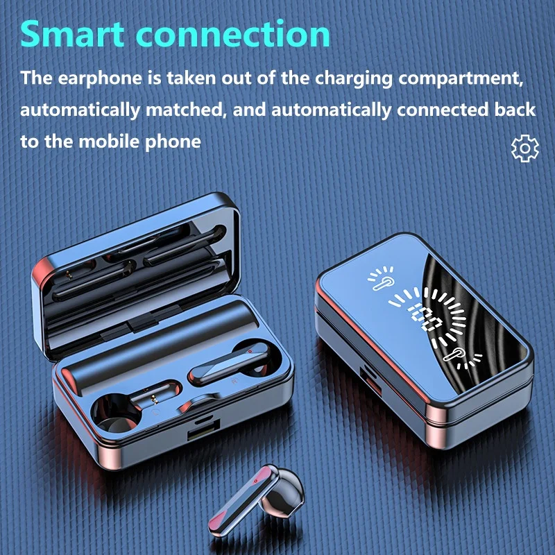 

Беспроводные наушники TWS, Bluetooth 5,0, наушники-вкладыши, модель S20, беспроводная стерео гарнитура, дизайн
